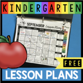 FREE September Lesson Plans for September - Back to School
