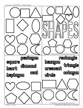 Preview of FREE Shapes Flash Cards for Prek, K5, Toddlers, Montessori Homeschool Printable
