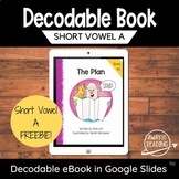 FREE Short Vowel A Decodable Reader for Phonics Blending a