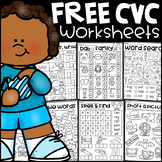 FREE Short Vowel CVC Worksheets
