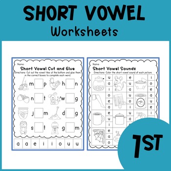 FREE Short Vowel Worksheets by Grace Corkery | TPT