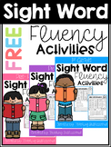 FREE Sight Word Fluency Activities