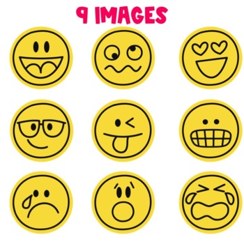 faces clip art emotions
