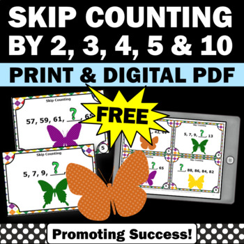 free skip counting by 2 3 4 5 and 10 1st 2nd grade