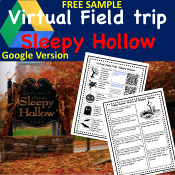 Preview of FREE Sleepy Hollow and the Headless Horseman Webquest Google Virtual Field Trip 