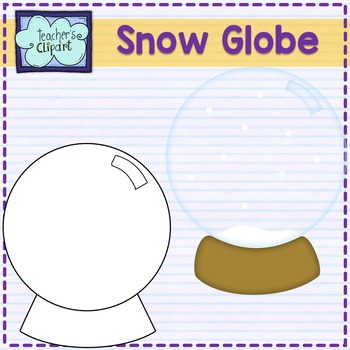 Preview of {FREE} Snow globe clipart