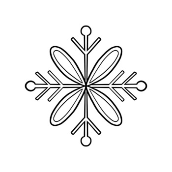 FREE Snowflakes Clip Art Set by Monete Creativo