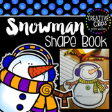 FREE Snowman Shape Book Sample {Made by Creative Clips Clipart}