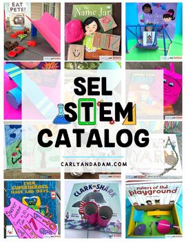 Preview of FREE Social Emotional Learning SEL STEM / STEAM Activities Resource Catalog