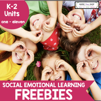 Preview of FREE Social Emotional Learning Units 1-10 Bundle printable activities