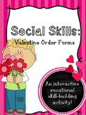 FREE: Social Skills: Valentine's Order Forms