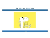 FREE Social Story: Be Nice to Kitty Cat printable