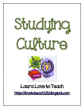 Preview of FREE Social Studies Culture Printable