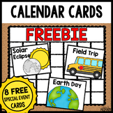 FREE Solar Eclipse and More Special Event Calendar Cards