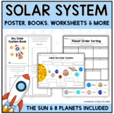 Solar System Activities | Poster, Books, Worksheets and More