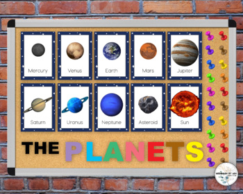 Preview of FREE Space Themed Printable 5x7 Cards - CLASSROOM DECOR