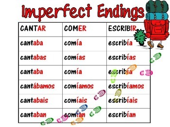 spanish verb endings for cantar