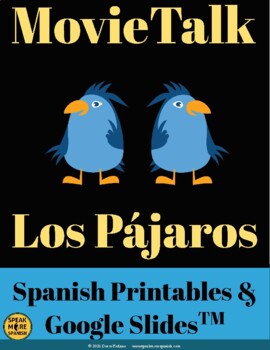 Preview of FREE Spanish MovieTalk & Google SlidesTM.  Presente de Verbos Regulares Español