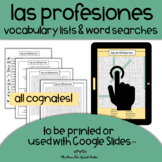 FREE Spanish PROFESIONES professions COGNATES pdf and digi