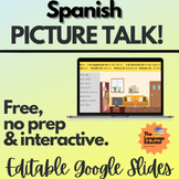 FREE Spanish Picture Talk (With Partners) | Household Item