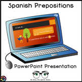 FREE Spanish Prepositions PowerPoint Practice prepositions