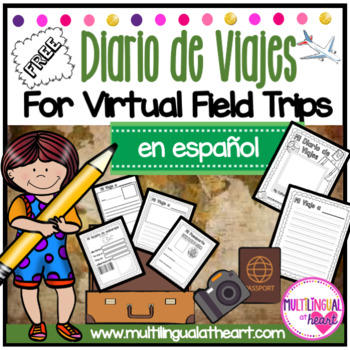 Preview of FREE Spanish Travel Journal ~ Companion to Virtual Field Trips in the Classroom