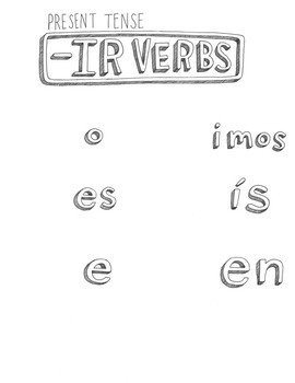 spanish regular ir verb endings