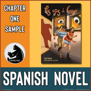 Preview of FREE Spanish reading comprehension with the Spanish novel Los ojos de Goya