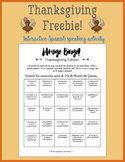 FREE Spanish speaking activity: Thanksgiving