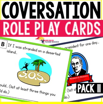 Preview of Conversation Role Play Cards Pack 11 ESL What Would You Do?
