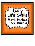 FREE Special Education Life Skills Math Daily Warm Up with