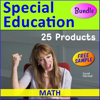 Preview of FREE Special Education Math - 2 Printables