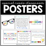 FREE Special Needs Classroom Posters [Classroom Decor Posters]