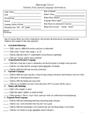 SPEECH LANGUAGE Referral Form EDITABLE Template and PARENT