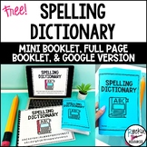 FREE Spelling Dictionary