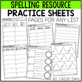 FREE Spelling Practice Sheets