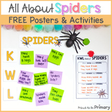 FREE Spiders Science, Fact Reading, & Writing Activities -