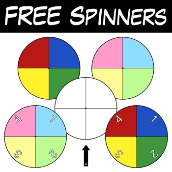 Preview of FREE Spinner Clip Art