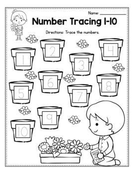 FREE Spring Worksheets for Preschool and Kindergarten | TPT