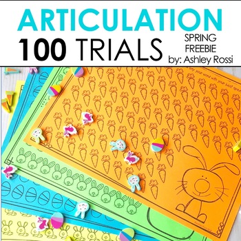 Preview of FREE Spring 100 Articulation & Apraxia Trials