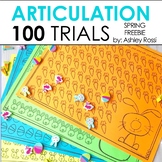 FREE Spring 100 Articulation & Apraxia Trials