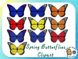 Spring Butterflies Clipart