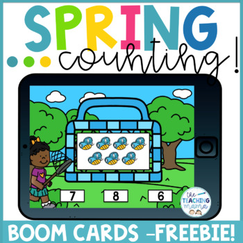 Preview of FREE Spring Counting Boom Cards!