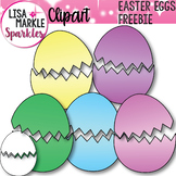 FREE Spring Easter Eggs Clip Art