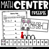 Free Printable Number Lines to 20 Spring Math Center