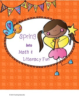 Preview of FREE Spring Math and Literacy Printables Worksheets