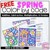 FREE Spring Math Worksheets Distance Learning