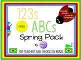 FREE Spring Pack in Portuguese for Brazilian Teachers and Schools