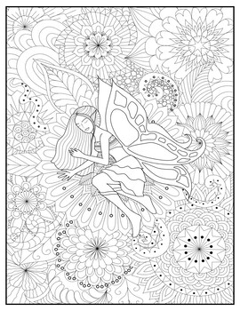 FREE Spring Zentangle Coloring Pages, Zen Doodle Coloring Sheets March ...