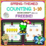 FREE! Spring-themed Counting 1-10 Boom Cards™